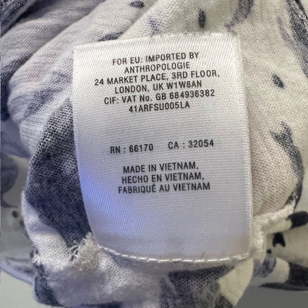 Anthropologie Postmark Brand Whale Soft Short Sleeve T-shirt Size M Tee - Picture 4 of 5